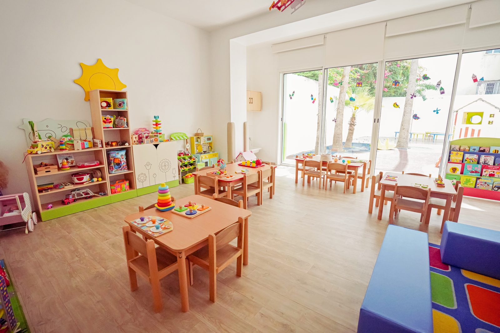 Salle de classe lumineuse de M Garden